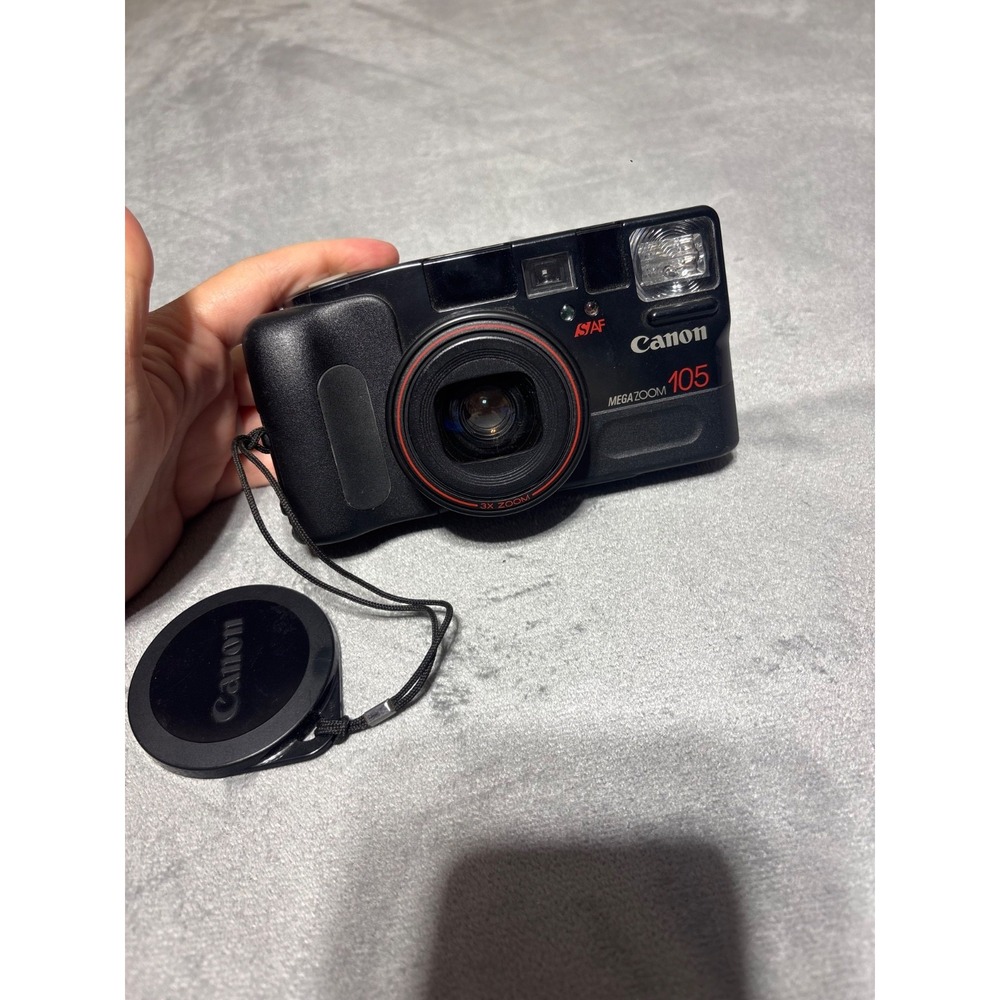 Canon Sure Shot Camera Mega Zoom 105 SAF 35mm Point and Shot Snappy Parts Only